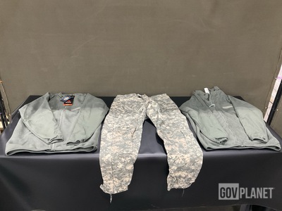 (37) Pairs of Trousers, (5) Liners, (4) Parkas & Assorted Items