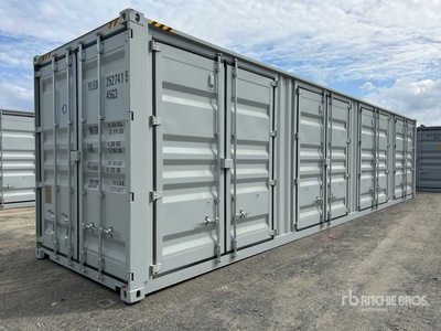 2025 40 ft High Cube Multi-Door Storage Container