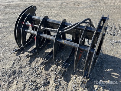 2026 TMG GY-MCLG60 1100 mm Mini Skid Steer Root Rake (Unused)