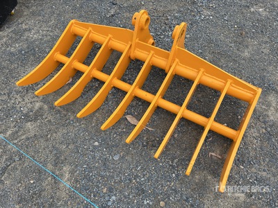 GIYI 965 mm Rastrello per escavatore - Fits Cat 303 (Unused)