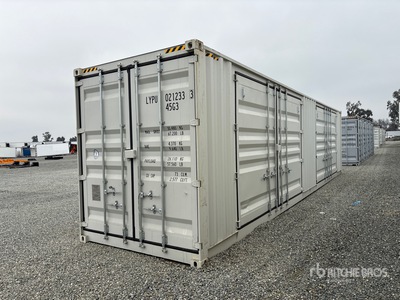 2026 40 ft High Cube Multi-Door Contenedor de almacenamiento