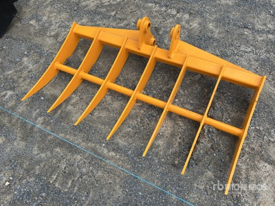 GIYI 1170 mm Rastrello per escavatore - Fits Cat 303 (Unused)