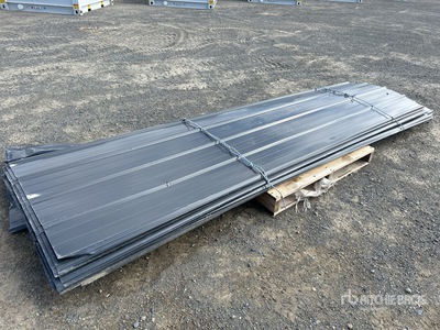 Quantity of (50) SKLP 3660 mm x 950 mm Galvalume Corrugated Steel Panels (Unused)