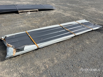 Quantity of (50) SKLP 3660 mm x 950 mm Galvalume Corrugated Steel Panels (Unused)
