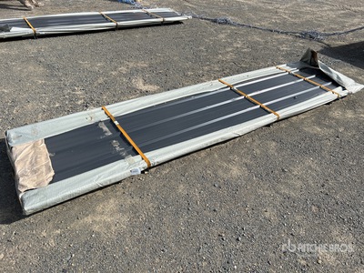 Quantity of (50) SKLP 3660 mm x 950 mm Galvalume Corrugated Steel Panels (Unused)