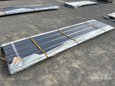 Quantity of (50) SKLP 3660 mm x 950 mm Galvalume Corrugated Steel Panels (Unused)