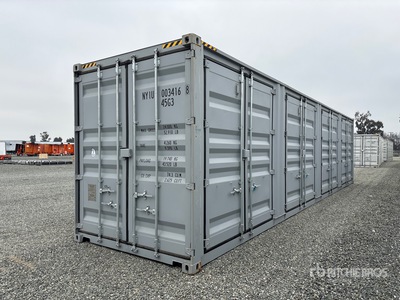 2025 40 ft High Cube Multi-Door Storage Container