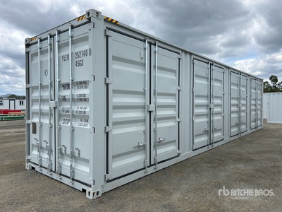 2025 40 ft High Cube Multi-Door Storage Container