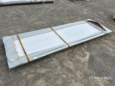 Quantity of (50) SKLP 3000 mm x 950 mm Galvalume Corrugated Steel Panels Divers - autres (Unused)