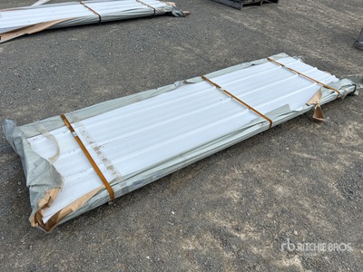 Quantity of (100) SKLP 3000 mm x 950 mm Galvalume Corrugated Steel Panels (Unused)