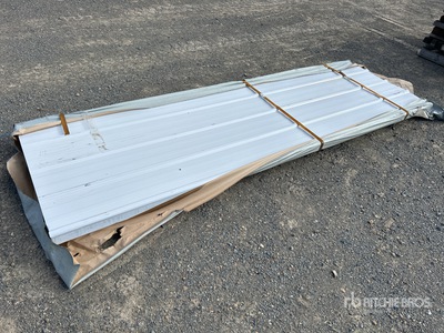 Quantity of (100) SKLP 3000 mm x 950 mm Galvalume Corrugated Steel Panels (Unused)