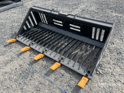 2025 GIYI GY-RB44 1120 mm Skeleton Mini Skid Steer Bucket (Unused)