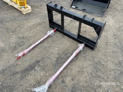 2026 GIYI GY-BF47 1190 mm Skid Steer Bale Forks Divers - Accessoires pour chargeuse à différentiel (Unused)