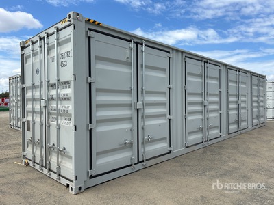 2025 40 ft High Cube Multi-Door Storage Container