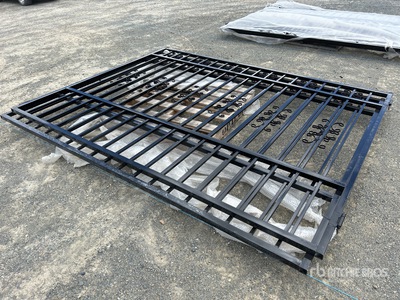 SKLP 20 ft Wrought Iron Bi-Parting Puerta de entrada (Unused)