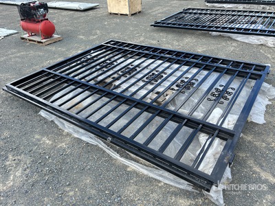 SKLP 20 ft Wrought Iron Bi-Parting Puerta de entrada (Unused)