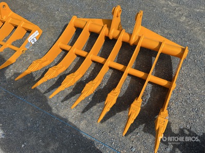 GIYI 1120 mm Rastrello per escavatore - Fits Cat 305 (Unused)