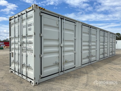 2025 40 ft High Cube Multi-Door Storage Container