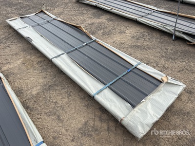 Quantity of (100) 2026 SKLP SKH50 3.6 m x 950 mm Galvalume Steel Panels (Unused)