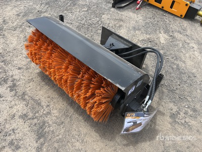 2026 GIYI GY-QSJ 1000 mm Mini Skid Steer Broom (Unused)