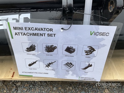 Quantity of (8) 2026 VICSEC Excavator Attachment Varios, accesorio para excavadora (Unused)