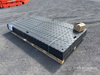 Quantity of (12) SKLP 1200 mm x 2400 mm Polyethylene Ground Protection Mats (Unused)