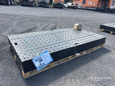 Quantity of (12) 2026 SKLP SK-LJB12 Polyethylene Sheet Ground Protection Mats (Unused)