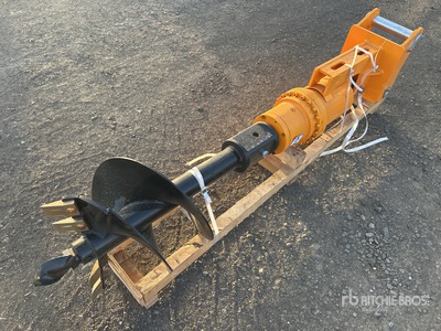 GIYI 400 mm Excavator Auger - Fits Cat 305 (Unused)