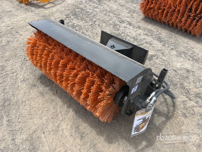 2026 GIYI GY-QSJ 1000 mm Mini Skid Steer Broom (Unused)