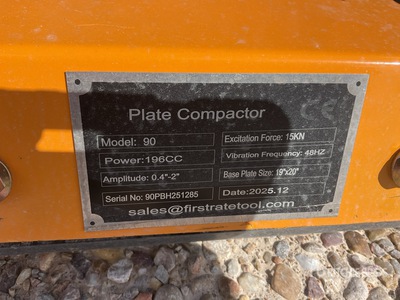 2025 SDLOOL SL90 Vibratory Plate Compactor (Unused)