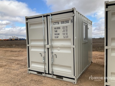 2026 10 ft Standard Open-Sided Conteneur de stockage (Unused)
