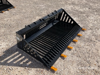 2026 GIYI RB66 Skeleton Skid Steer Bucket (Unused)