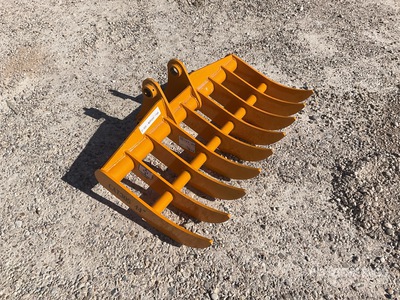2026 GIYI Fit to cat 305 Excavator Rake (Unused)
