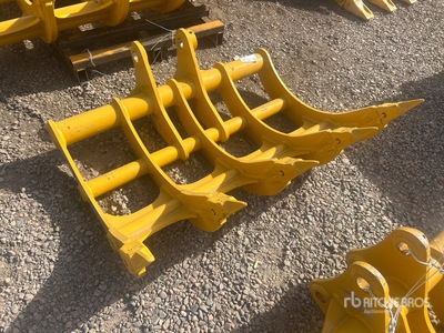 2025 HW RAKE30748 48 in Rastrello per escavatore - Fits Cath 307 (Unused)