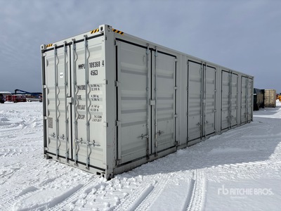 2025 40 ft High Cube Multi-Door Storage Container