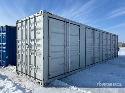 2025 40 ft High Cube Multi-Door Storage Container