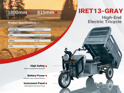 2026 SDLANCH IRET13 Mini Electric Utility Trike (Unused)