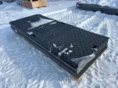 Quantity of (15) SDLANCH IRGPM Ground Protection L 7 ft 10 inches W 3 ft 5 inches Matten (Unused)