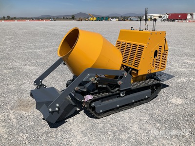 2026 SKLP JBC400D Stand-On Self-Loading Mini Crawler Mezcladora de Concreto sobre Orugas (Sin Usar) / Mixer Carretilla para hormigón (Unused)