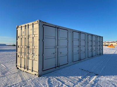 2025 40 ft High Cube Multi-Door Storage Container (Unused)