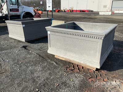 Quantity of (2) Tall Decorative