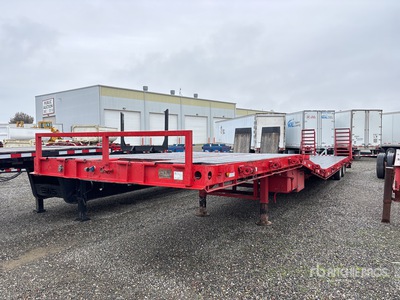 1993 Trailmax 50 ft T/A Flatbed Trailer