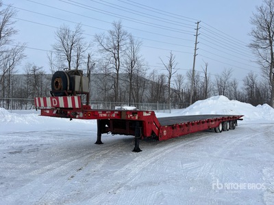 2019 Trail-Eze TE1101 55 ton 53 ft Tri/A Sliding Axle Trailer