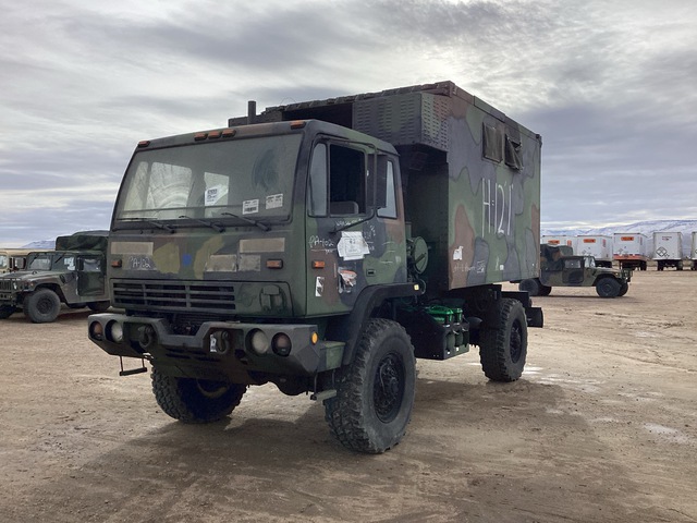 2001 Stewart & Stevenson M1079A1 LMTV 4x4 Van Truck