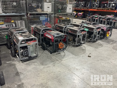 Quantity of (10) Briggs 8.1 kW Portable Generator Set