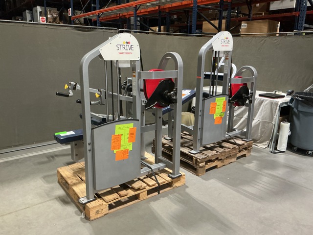 (1) Strive Prone Leg Curl & (1) Strive Seated Pushdown Machines (1) Strive Prone Leg Curl & (1) Strive Seated Pushdown Machines