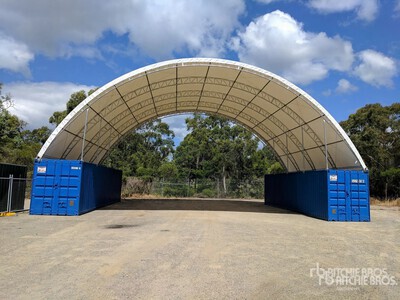 2026 Suihe C404015S-610gPVC Carpa Protectora para Contenedores (Sin Usar) / 40 ft x 40 ft x 15 ft Container Carpa (Unused)