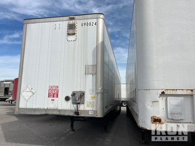 2012 Wabash DVCVHPC 53 ft x 102 in T/A Rimorchio furgonato