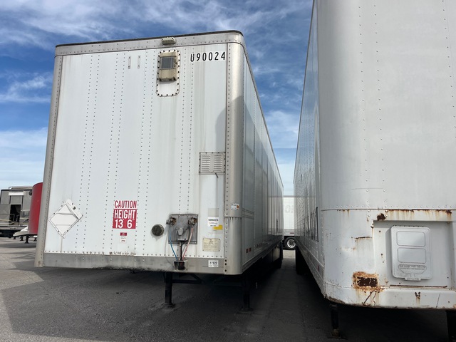 2012 Wabash DVCVHPC 53 ft x 102 in T/A Van Trailer