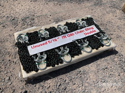 Quantity of (8) 2026 Suihe DLS G80 Lote de Eslingas de Cadena (Sin Usar) / Double Leg Chain Varios, tienda, almacen, consumidor (Unused)